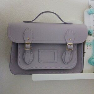 RARE NWT Leather Cambridge Satchel in English Lavender